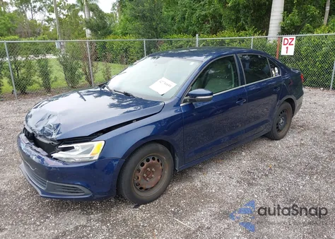 2013 Volkswagen Jetta 2.5L Se из США, поврежденный, VIN 3VWDX7AJ6DM221101